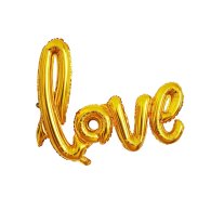 Фольгированный шар-надпись "Love" золото Китай