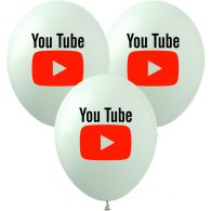 Латексные шарики "YouTube" YT-1 ArtShow 