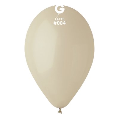 Латексные шарики 10" пастель 84 латте Gemar