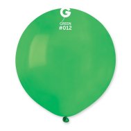 Латексный шарик 19" пастель без полос 12 зеленый Gemar