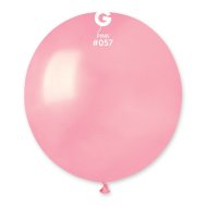 Латексный шарик 19" пастель без полос 57 светло-розовый Gemar