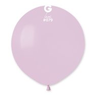 Латексный шарик 19" пастель без полос 79 нежно-сиреневый Gemar