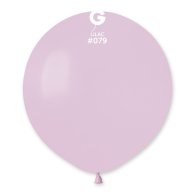 Латексна кулька 19" пастель без смуг 79 ніжно-бузковий Gemar
