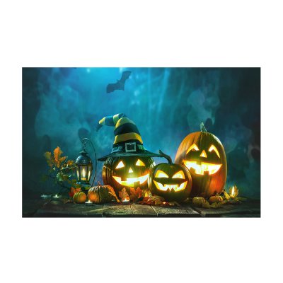 Плакат для праздника "Halloween" тыквы 75х120 см