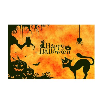 Плакат для праздника "Halloween" коты 75х120 см