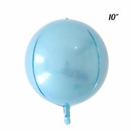 Фольгированный шар мини-сфера голубой 10" Китай