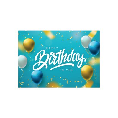 Мини-открытки "Happy Birthday to you" 10 шт