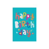 Мини-открытки "Happy Birthday" 10 шт Мини-открытки "Happy Birthday" 10 шт