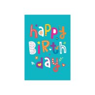 Мини-открытки "Happy Birthday" 10 шт