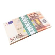 Сувенирные деньги "50 евро" бумага матовая 80 шт Сувенирные деньги "50 евро" бумага матовая 80 шт