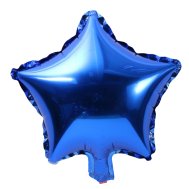 Фольгована кулька зірка синя 18" Китай