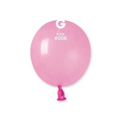 Латексные шарики 3" пастель 06 розовый Gemar 