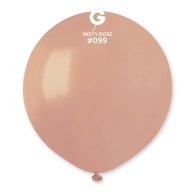 Латексный шарик 19" пастель 99 туманный розовый 1 шт Gemar 