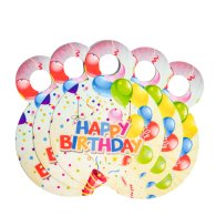 Медальки "Happy birthday" 10 шт