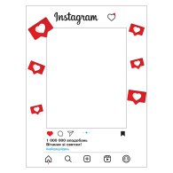 Ростова фігура "Рамка Instagram" 80х60 см