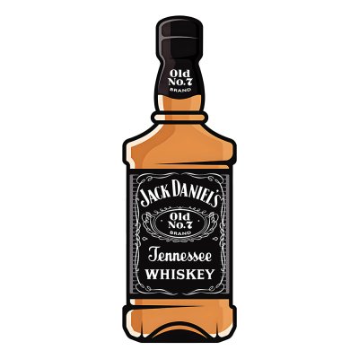Ростовая фигура "Бутылка Jack Daniels" 80х28 см