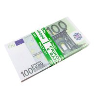 Сувенирные деньги "100 евро" бумага матовая 80 шт Сувенирные деньги "100 евро" бумага матовая 80 шт