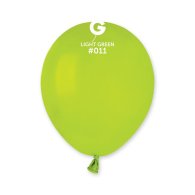 Латексные шарики 5" пастель 11 салатовый Gemar