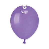 Латексные шарики 5" пастель 49 лавандовый Gemar 