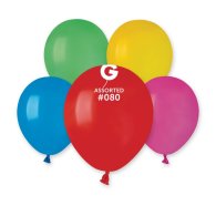 Латексні кульки 5" пастель 80 асорті Gemar