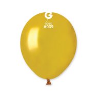 Латексні кульки 5" металік 39 золото Gemar