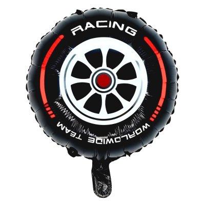 Фольгированный круглый шар "Racing" колесо 18" Китай Фольгированный круглый шар "Racing" колесо 18" Китай