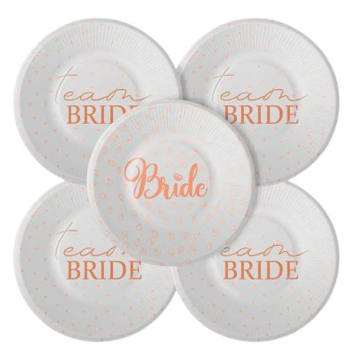 Набор тарелок "Team Bride" 10 шт