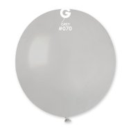 Латексный шарик 19" пастель 70 серый Gemar 