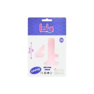 Фольгована кулька цифра "4" sugar pink 30" Balun в упаковці