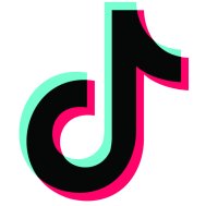 Наклейка на коробку "Значок TikTok" 55х45 см 