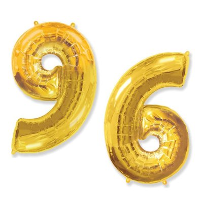 Фольгована кулька цифра "6" або "9" золото 40" FlexMetal 