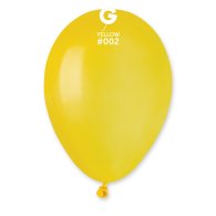 Латексные шарики 8" пастель 02 желтый Gemar