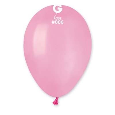 Латексные шарики 8" пастель 06 розовый Gemar 