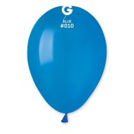 Латексные шарики 8" пастель 10 синий Gemar 