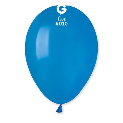 Латексные шарики 8" пастель 10 синий Gemar 