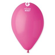 Латексные шарики 10" пастель 07 фуксия Gemar 