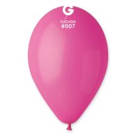 Латексные шарики 10" пастель 07 фуксия Gemar 