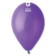 Латексные шарики 10" пастель 08 фиолетовый Gemar 