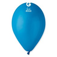 Латексные шарики 10" пастель 10 синий Gemar 