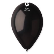 Латексные шарики 10" пастель 14 черный Gemar 