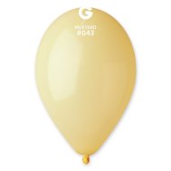 Латексные шарики 10" пастель 43 горчичный Gemar 
