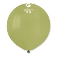 Латексный шарик 19" пастель 98 оливковый 1 шт Gemar 