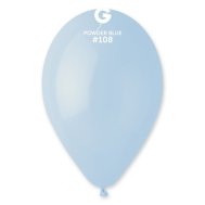 Латексные шарики 12" пастель 108 пудрово-голубой Gemar