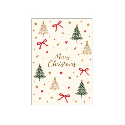 Міні-листівки "Merry Christmas" 10 шт Міні-листівки "Merry Christmas" 10 шт