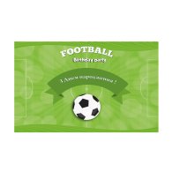 Плакат для праздника "Football Birthday party" 75х120 см