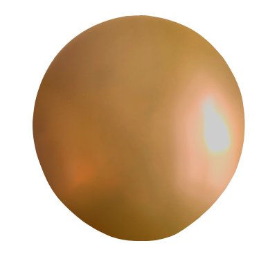 Латексный шарик 24" хром золото Balonevi