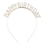 Обідок "Happy Birthday" золото