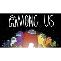 Наклейка на коробку "Among US-1" 60х34 см 