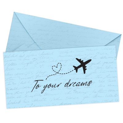 Конверт для денег "To your dreams" Конверт для денег "To your dreams"