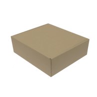 Коробка самосборная 22х20х7см бурая